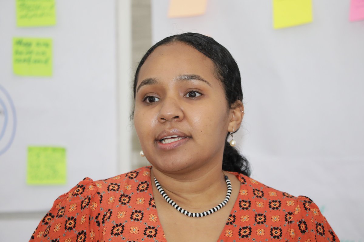 PowerShftAfrica's tweet photo. Lina Ahmed of @Germanwatch recaps the behind-the-scenes work on #lossanddamage finance since its proposal at Cop27 and shares expectations as we approach #COP28. #climatefinance #adaptationfinance #Adapt2Develop https://t.co/bKV2FmIGYB
