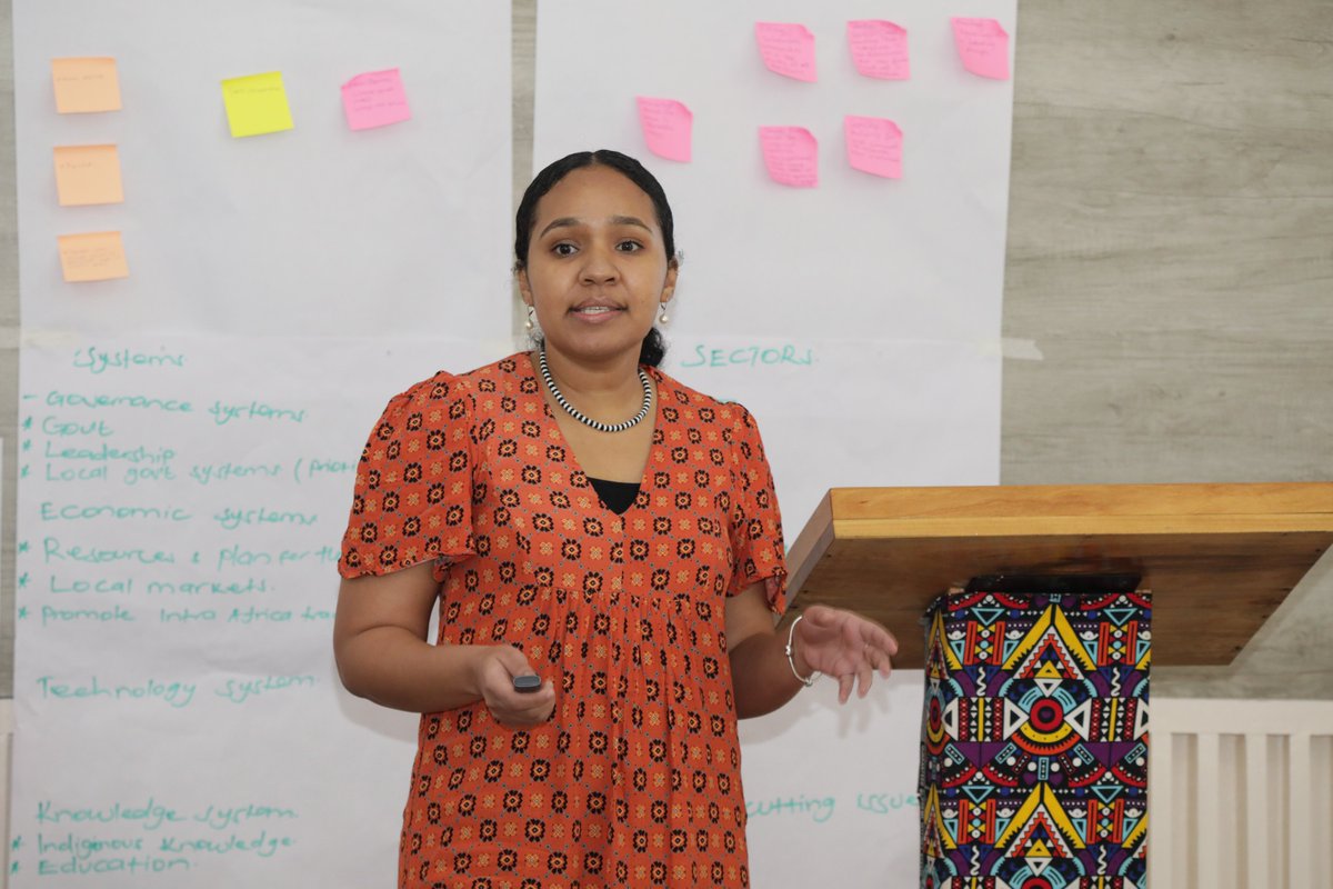 PowerShftAfrica's tweet photo. Lina Ahmed of @Germanwatch recaps the behind-the-scenes work on #lossanddamage finance since its proposal at Cop27 and shares expectations as we approach #COP28. #climatefinance #adaptationfinance #Adapt2Develop https://t.co/bKV2FmIGYB