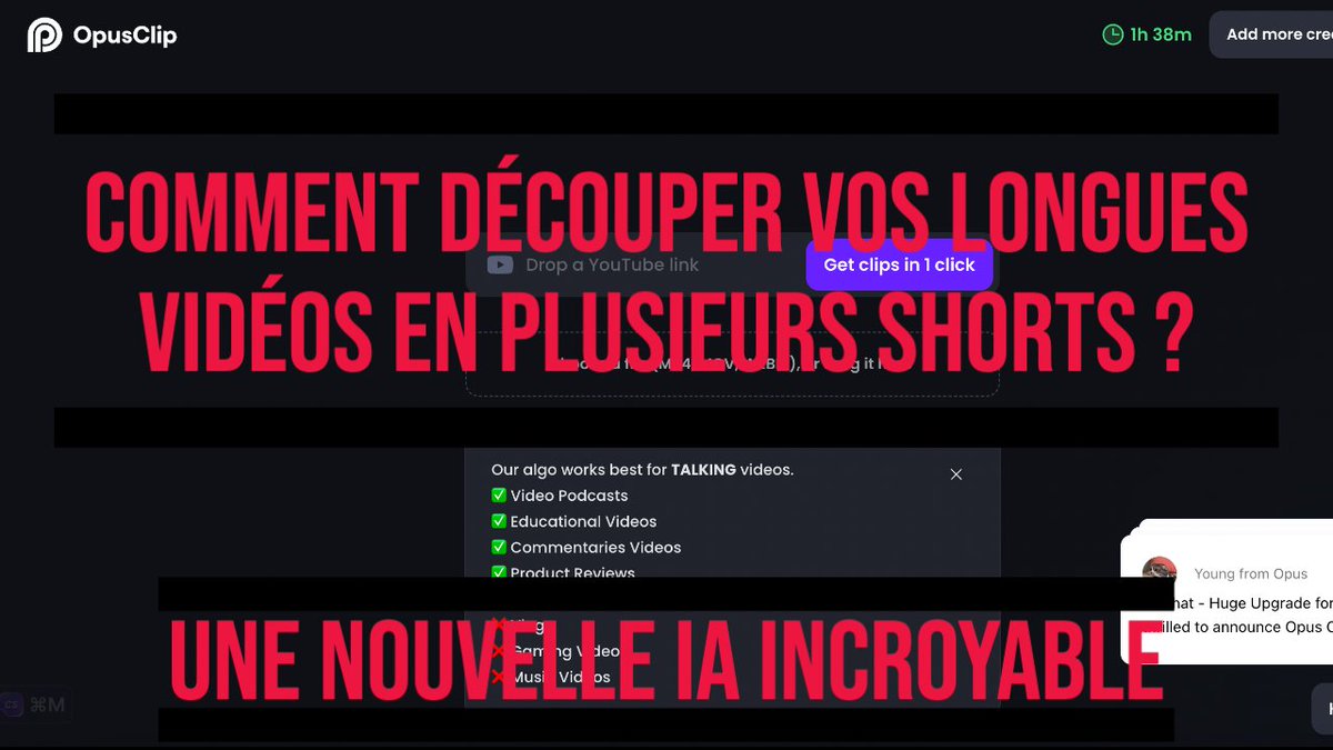 ChatOpenAiMail's tweet photo. COMMENT DÉCOUPER VOS LONGUES VIDÉOS EN PLUSIEURS SHORTS ?
https://t.co/rVWM3TyRNS
#OPUSapp #ShortVideos #SocialMediaStrategy #VideoEditing #ContentCreation #VideoMarketing #BoostEngagement #OnlineVisibility #DigitalContent #CreateWithOPUS https://t.co/ITL3VwK5ls