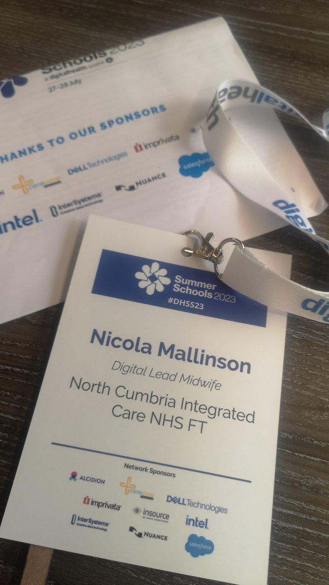 So this is happening today! #DHSS23 #summerschools #digitalhealth