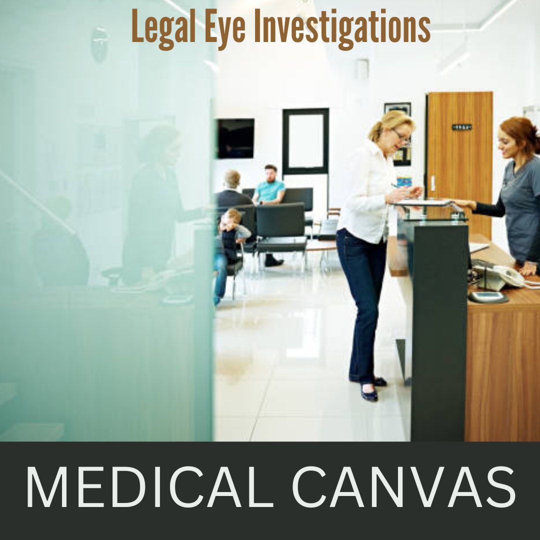 #medicalcanvass #workerscomp #fraud #legaleye #privateinvestigations #maryland