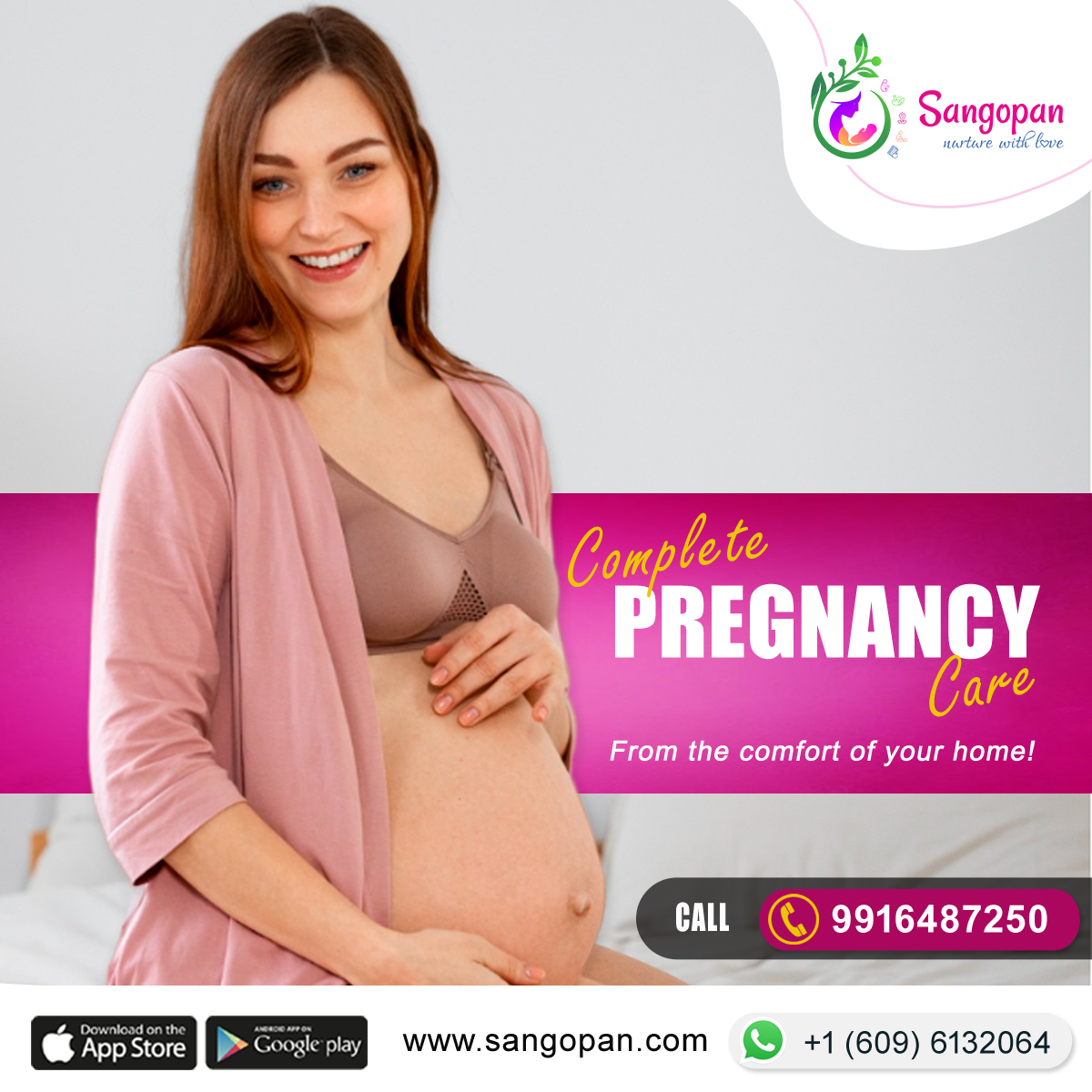 We provide complete Pregnancy care from the comfort of your home! sangopan.com #sangopan #pregnancytips #pregnancycare #babycare #bangalore #hyderabad #garbhsanskar #massage #Babymassage #pregnancyhealth #yoga #pranayama #pregnancy #pregnancyjourney #pregnancymassage