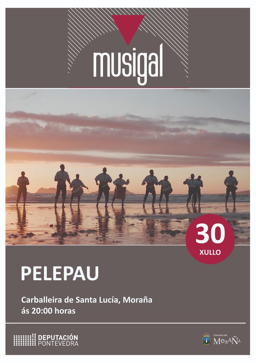 depo_es's tweet photo. O #Musigal recala este domingo no @ConcelloMorana coa mellor música en directo a cargo de Pelepau!
📍Ás 20:00 horas na Carballeira de Santa Lucía https://t.co/51duIOxQNC