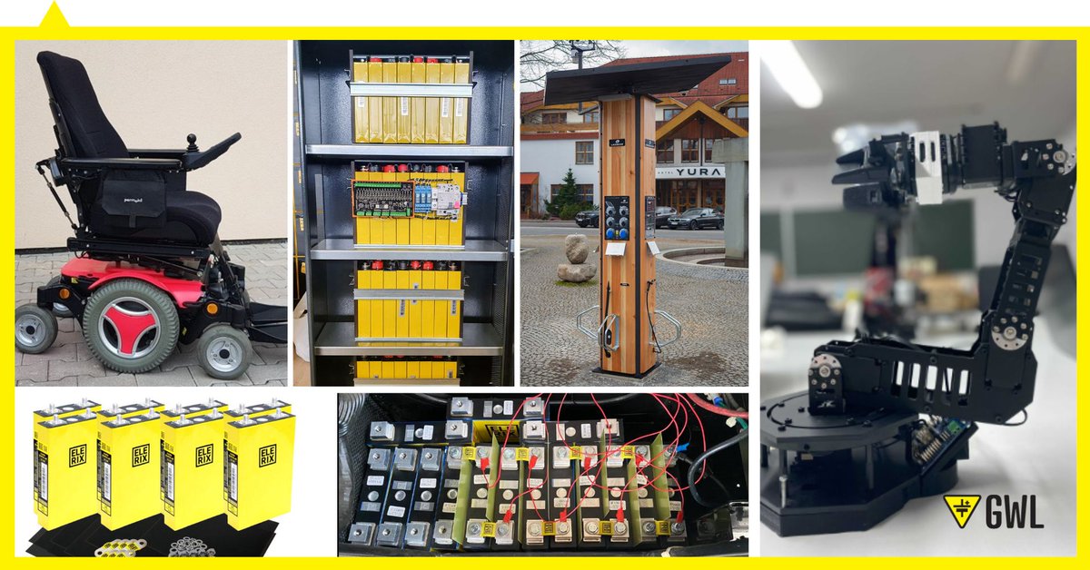 From #energystorage to robots, from wheelchairs to charging stations, from EV scooters &amp; boats to tuck-tuck: this is where you can find our ELERIX #LFP batteries.
Take advantage of our new #battery sets for your projects: save money, time and nerves ➡️ bit.ly/ELERIX-12-24-4…