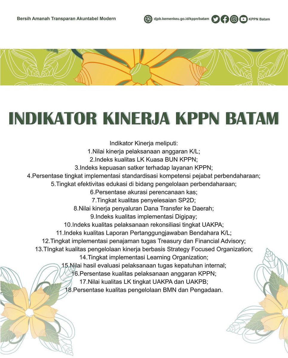 kppnbatam's tweet photo. Halo Mitra Batam 👋🏻

Dalam rangka mencapai visi dan misi yang telah ditetapkan, KPPN Batam menjabarkan Sasaran Strategis sebagai rincian atas visi dan misi tersebut. 

Lalu, apa saja Sasaran Strategis  KPPN Batam? Yuk, simak pada postingan diatas 😊👆🏻

#KPPNBatam
#intress https://t.co/m3ILGIhe6p