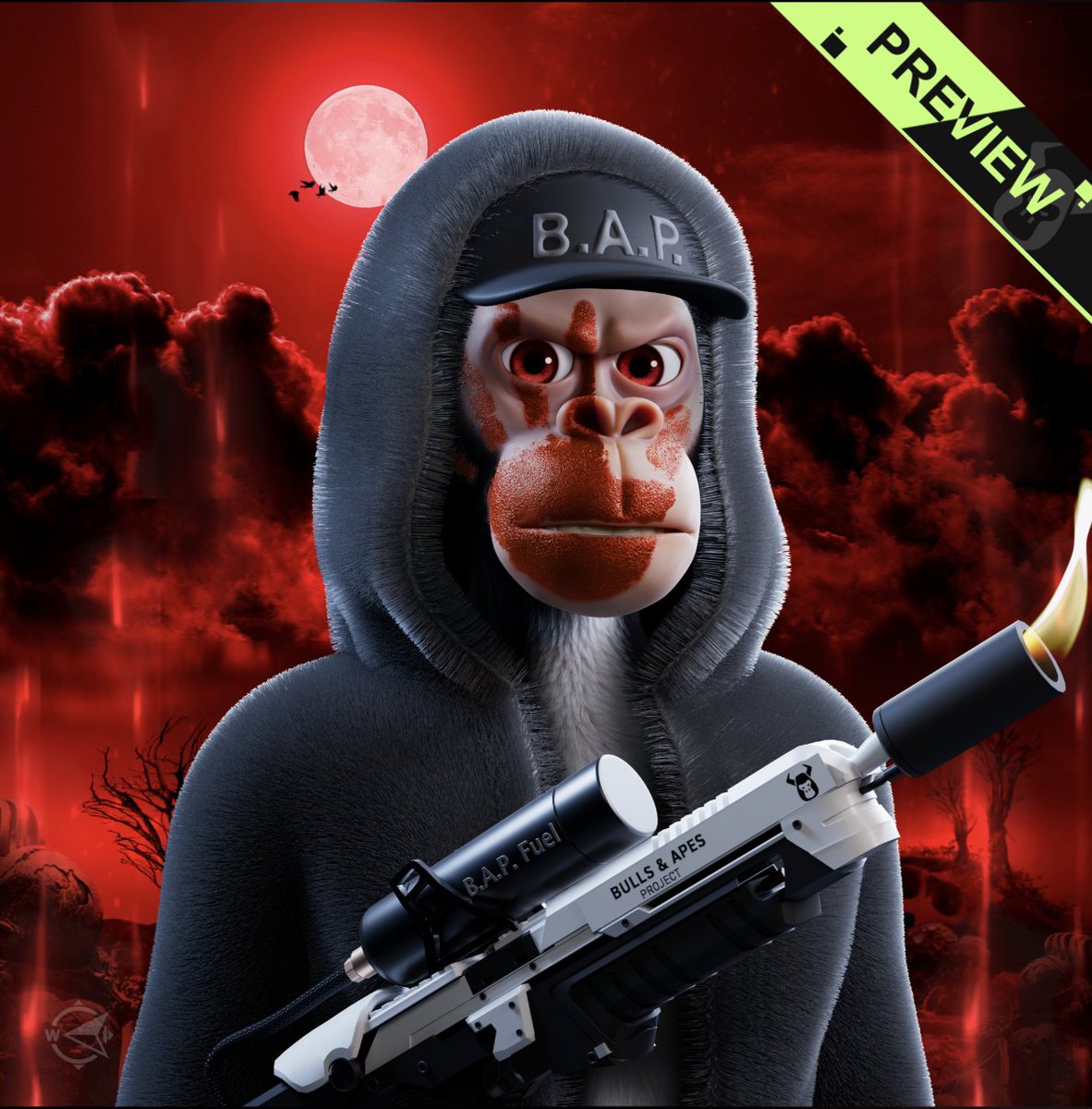 GM GM
Bonjour

Happy Thursday everyone

Ready to burn some traits today #ApeTraitOfTheDay ?
I am !

Let's go #BAPNation