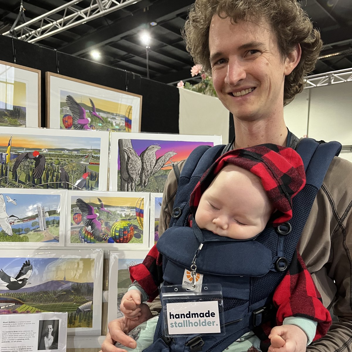 stuart_mcmillen's tweet photo. In Canberra this weekend? Come to the Handmade Markets and meet my junior sales assistant.
Saturday and Sunday 10am to 4pm.
@HandmadeMarket https://t.co/MsNCuWB8AG #cbr #canberra #HandmadeCanberra https://t.co/Pbuptjthmw