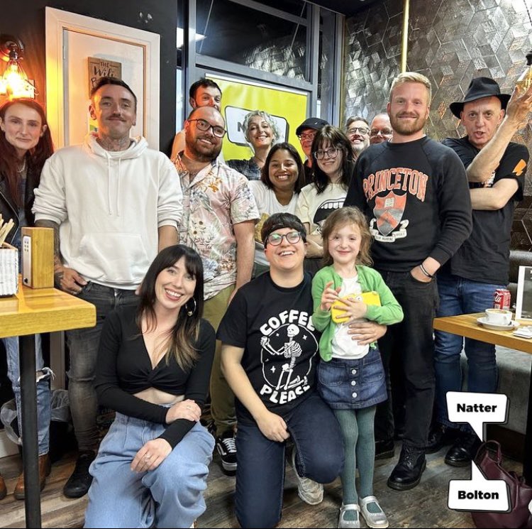 Lou Mach (@louloumach) on Twitter photo What a wonderful evening of poetry (and music!) we had at <a href="/NatterBolton/">Natter</a> - huge thanks to <a href="/romina_writes/">Romina Ramos</a> and <a href="/StuartBeveridge/">Stuart Beveridge</a> for a cracking night.
Also chuffed to pick up a Natterlogue with one of my poems included: House Clearance What a wonderful evening of poetry (and music!) we had at <a href="/NatterBolton/">Natter</a> - huge thanks to <a href="/romina_writes/">Romina Ramos</a> and <a href="/StuartBeveridge/">Stuart Beveridge</a> for a cracking night.
Also chuffed to pick up a Natterlogue with one of my poems included: House Clearance