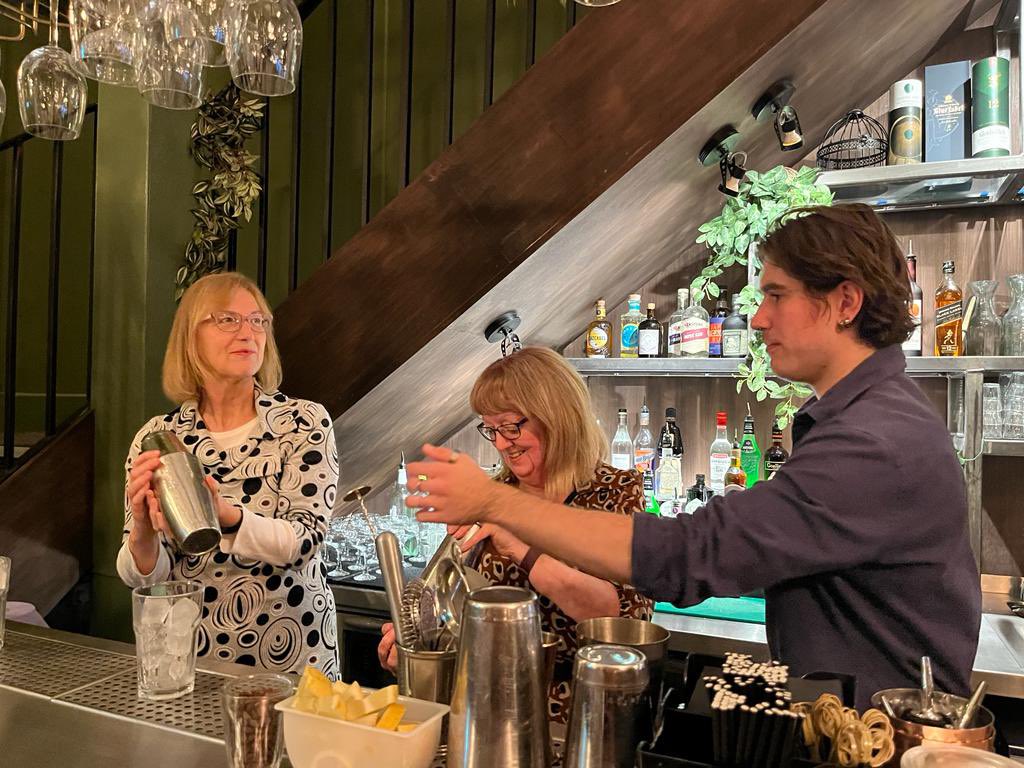 ClocktowerRc's tweet image. Clocktower having fun!! Cocktail class in Ormskirk! Members with family and friends  learned a new ‘skill’ together!