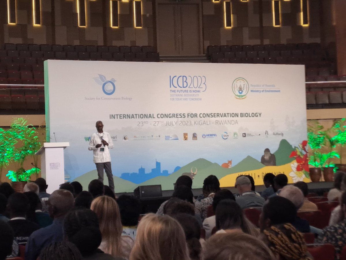 Dr Michel Masozera <a href="/TheWCS/">WCS</a> closing his plenary reminding us to:

➡️ understand before you get understood 

And

➡️ lead with empathy. People may be in hard times, also ask how you can make the conditions of the people better

Great advice and an inspiring plenary
#iccb2023