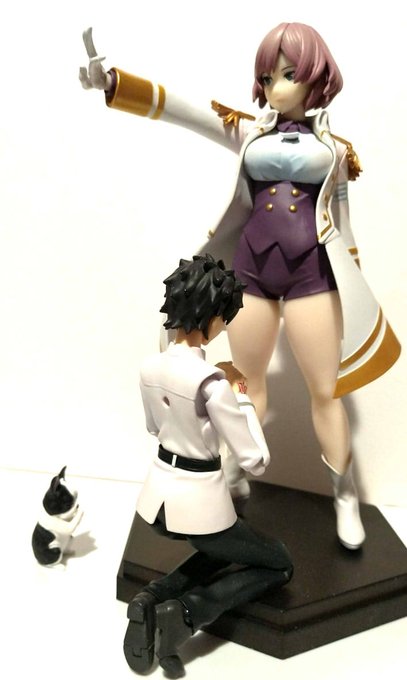 ムジナさんが来たのよん⎛  灬'ิω'ิ灬   ⎞  ポッパレのこの太ももの肉厚さムジナさんフィギュアでかなり良いボリューム再現だと思うのよ#SSSS_DYNAZENON 