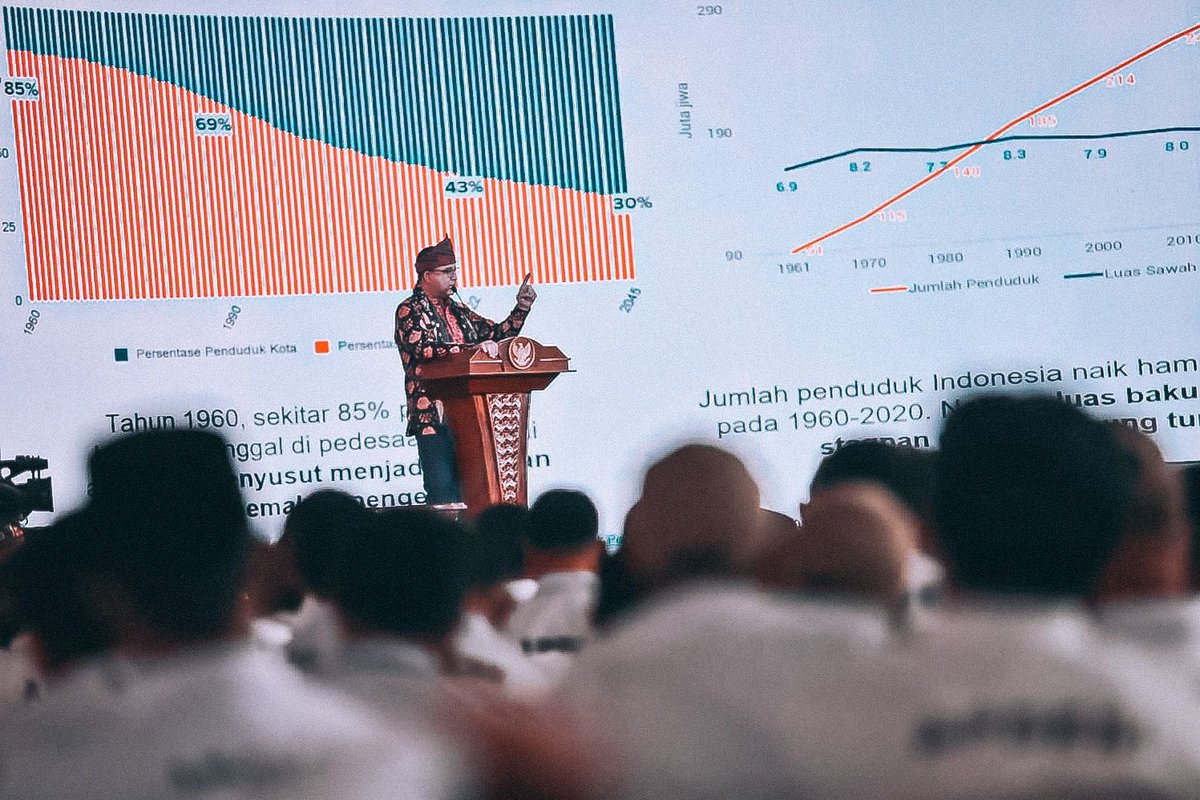 aniesbaswedan's tweet photo. Desa dan kota itu saling menopang, saling mengisi. Memajukan dan menyejahterakan desa tidak harus dengan menjadikannya seperti kota. Keduanya dibangun bersama secara terintegrasi.

Mendengar harapan, aspirasi dan berbagi gagasan dalam Rakernas Asosiasi Pemerintah Desa Seluruh Indonesia (APDESI) di Jambi benar-benar seru dan mencerahkan. Semangatnya amat terasa, sampai-sampai dalam sesi tanya jawab saya dapat pertanyaan dan masukan dari 18 kepala desa!

Teman2 ada aspirasi apa soal desa?
