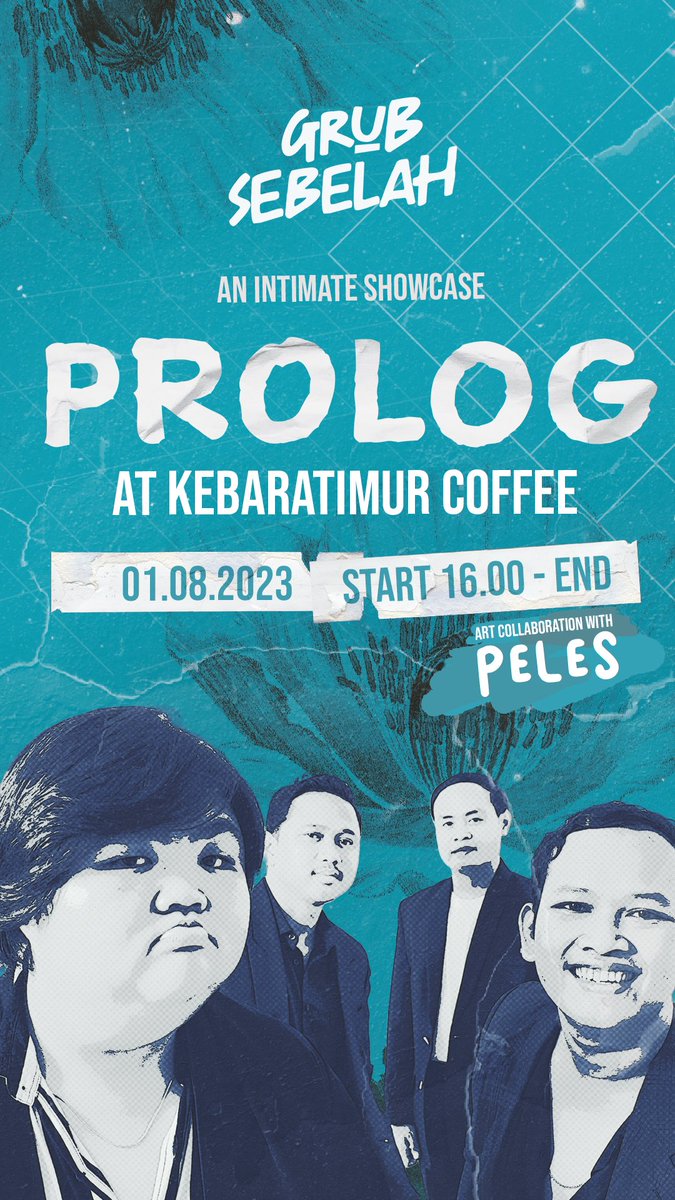 grubsebelah's tweet photo. Hallo Grubs ☁ 

Sampai jumpa di, 
"An Intimate Showcase Grub Sebelah"
At Kebaratimur coffe.
Selasa, 01 Agustus 2023
Start 16:00 PM

Menampilkan karya kami dalam Intimate showcase.
Berkolaborasi dengan Art performance Peles

#GrubSebelah #Showcase #IntimateShowcase https://t.co/KsYDXbSoAx