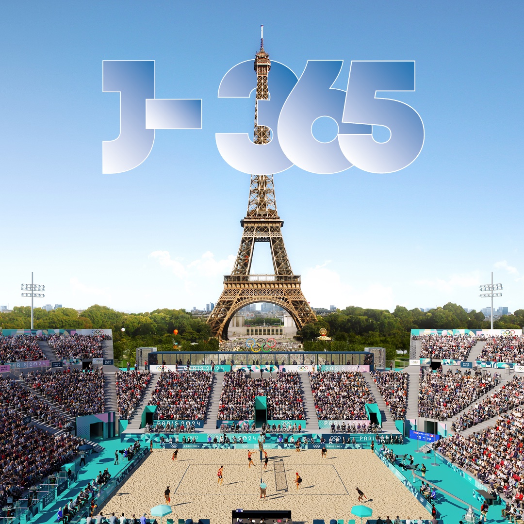 Dans 1 an, après la cérémonie d'ouverture, place au sport, place aux Jeux Olympiques ⚡️

Next year, after the Opening Ceremony, it's time for sports, it's time for the @olympics ✨

#1YearToGo #Paris2024