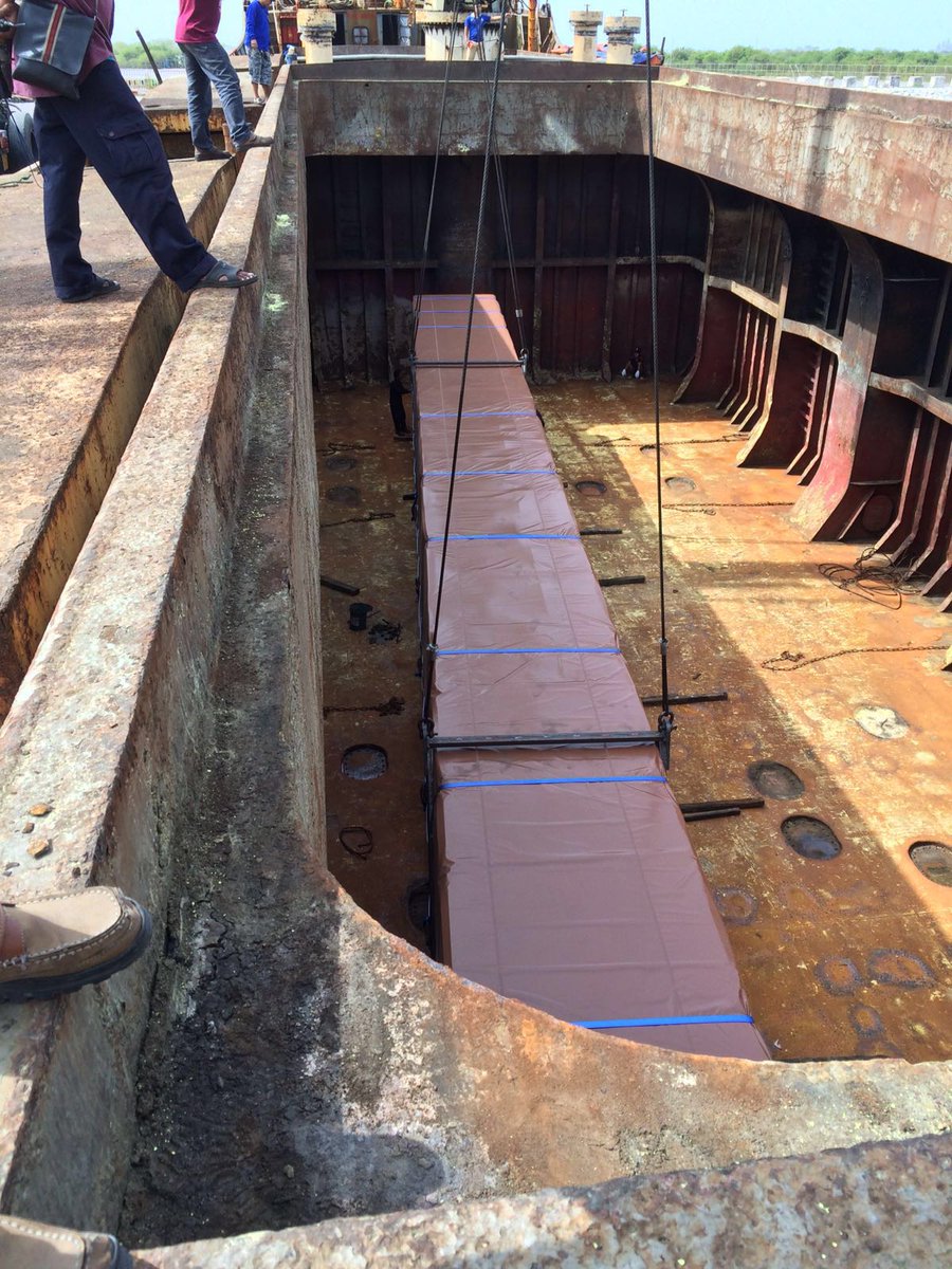 Seaprojectsvn's tweet image. #Transport #breakbulkcargo #projectcargo #steelstructures #equipment from #laemchabang to Haikou
