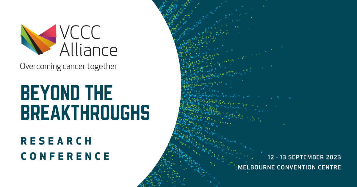 Very excited about the amazing program covering all aspects of cancer control from discovery to care and population health. Even AI and cancer! vcccallianceconference.com.au Look forward to seeing you there. Late breaking abstracts being accepted now.
