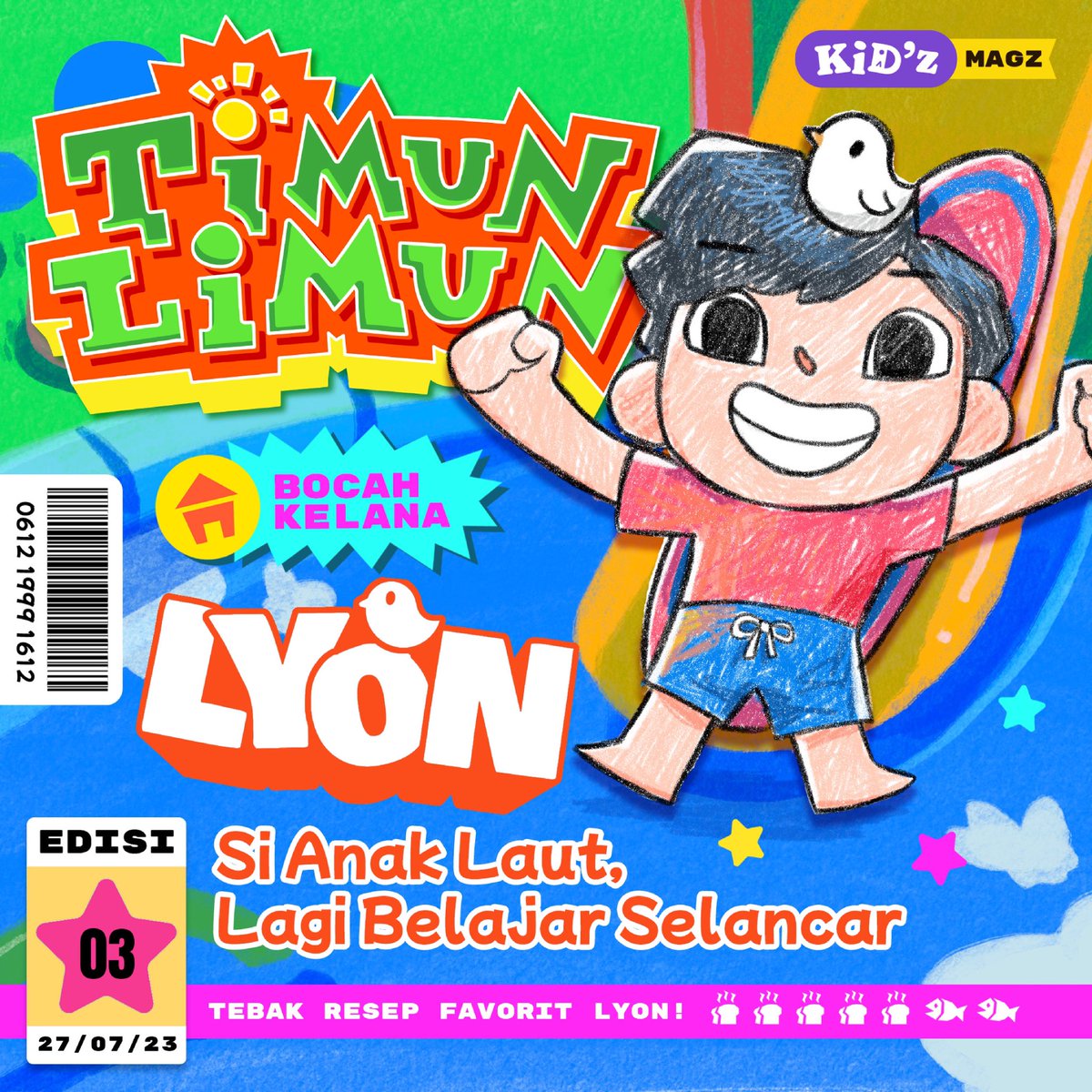 Halo! Giliranku berkenalan, namaku Lyon, aku paling suka berpetualang! Dari manjat pohon buat intip sarang burung hingga berenang di laut, semuanya pernah kulakukan. Yuk, kita menjelajah bersama, ke mana enaknya? 🏄 

#Lyon #TimunLimun
#GengLimun #KomplekTimun
#1IDEntertainment