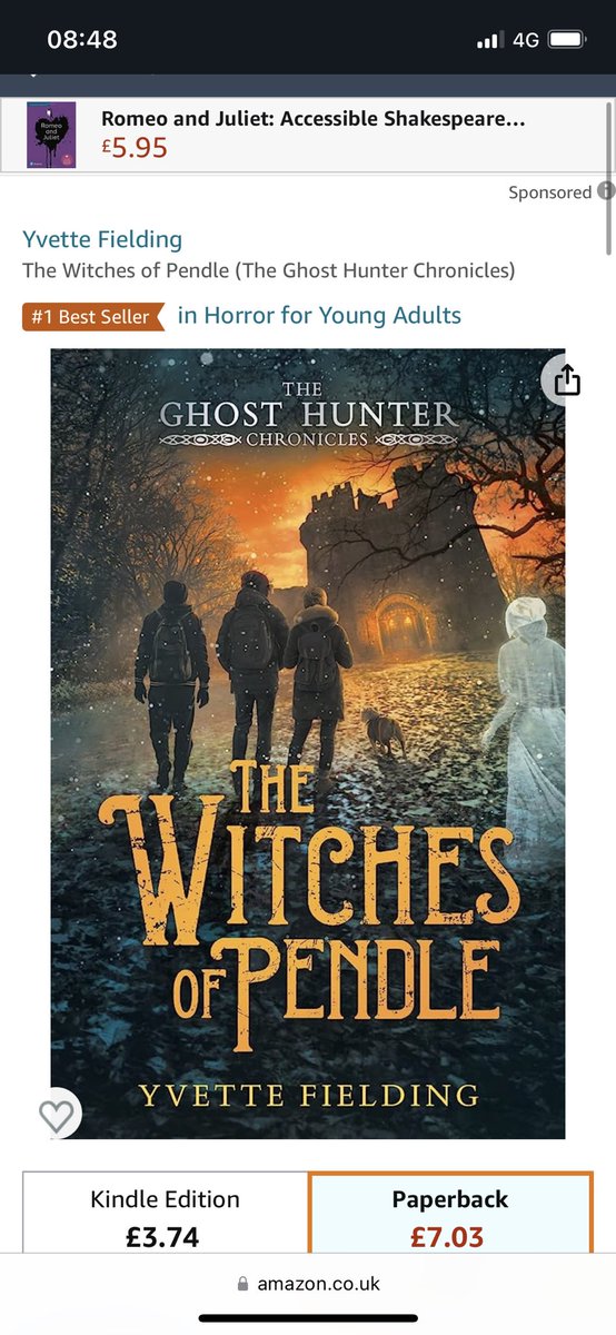 So thrilled #thankyou #newbook #Theghosthunterchronicles