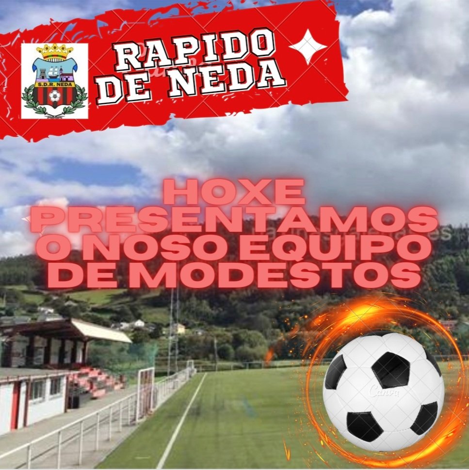 Bos dias, hoxe e o dia no que o noso equipo senior ten a sua primeira toma de contacto, un dia para conocer os novos xogadores e adestradores, empezamos temporada 2023/2024. Aupa neda 🔴🔴⚫⚫⚽⚽
