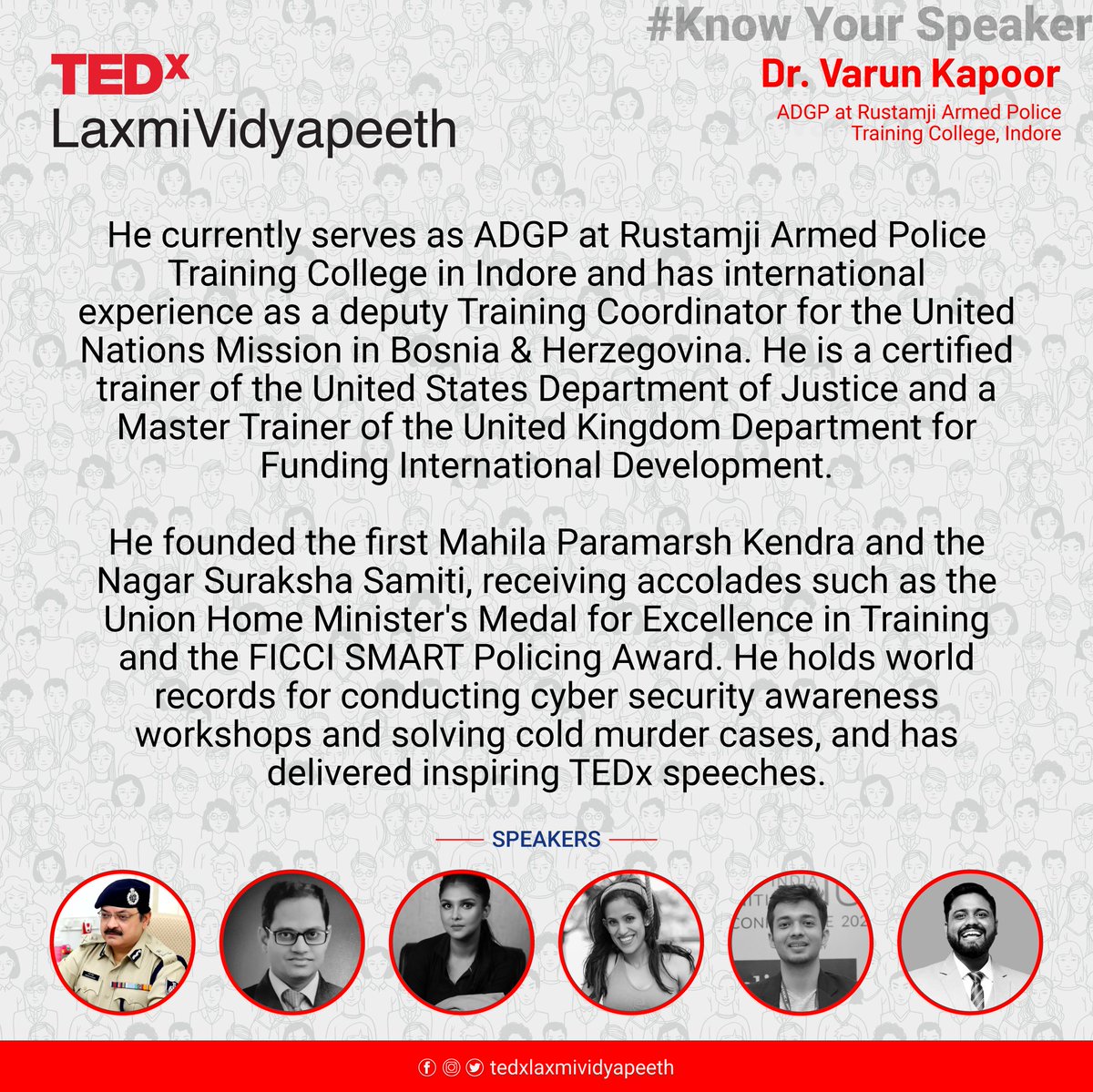 TEDx_LVS's tweet photo. 🌟 Introducing Our Inspiring TEDx Speaker 🌟

📅 13 Aug 2023
🎟️ Get your Pass: https://t.co/PW3nnEwC4b

#KnowYourSpeaker #TEDxLaxmiVidyapeeth
#IdeasWorthSpreading 
#TEDx #litsarigam #LIT #LaxmiInstituteOfTechnology #GajeraTrust #LaxmiDiamond #LaxmiVidyapeeth #SunitaMakerspace https://t.co/EZtB1ZvTth