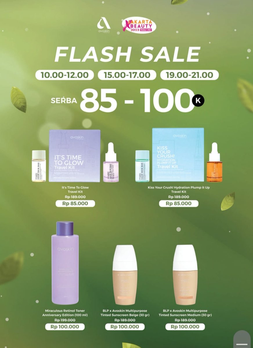 _berdagang's tweet photo. Promo avoskinnya yuk beb boleh di list dulu +fee 20k aja 
#diskon #jakartaxbeauty #skincare #avoskin #zonauang #zonajajan #toner #essence https://t.co/YUjnpyIyEP