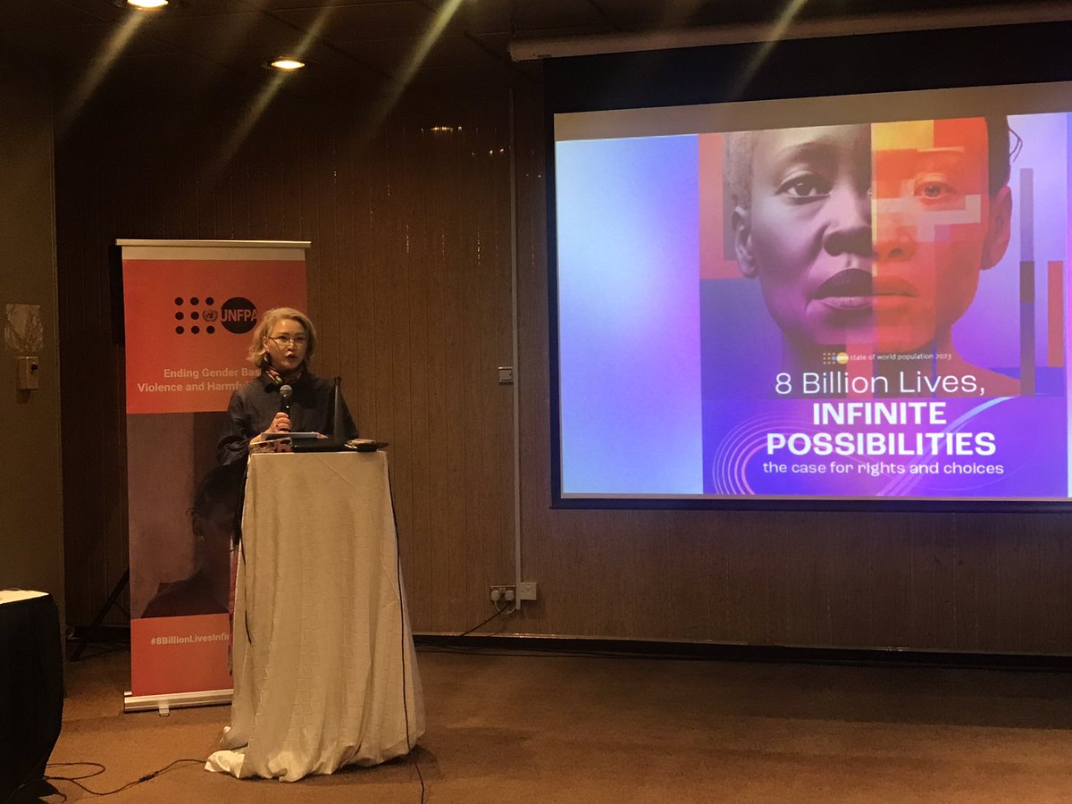 UNFPA_Zimbabwe's tweet photo. Happening now - launch of the State of the World Population Report & World Population Day commemorations by @UNFPA and partners @MirandaTabifor @UNFPA_ESARO @UNZimbabwe @EdwardKallon @abbiemse @gulnara1 @ztnnews @starfmnews
#SWOP2023 #WPD2023 https://t.co/PDoCIlNS0t
