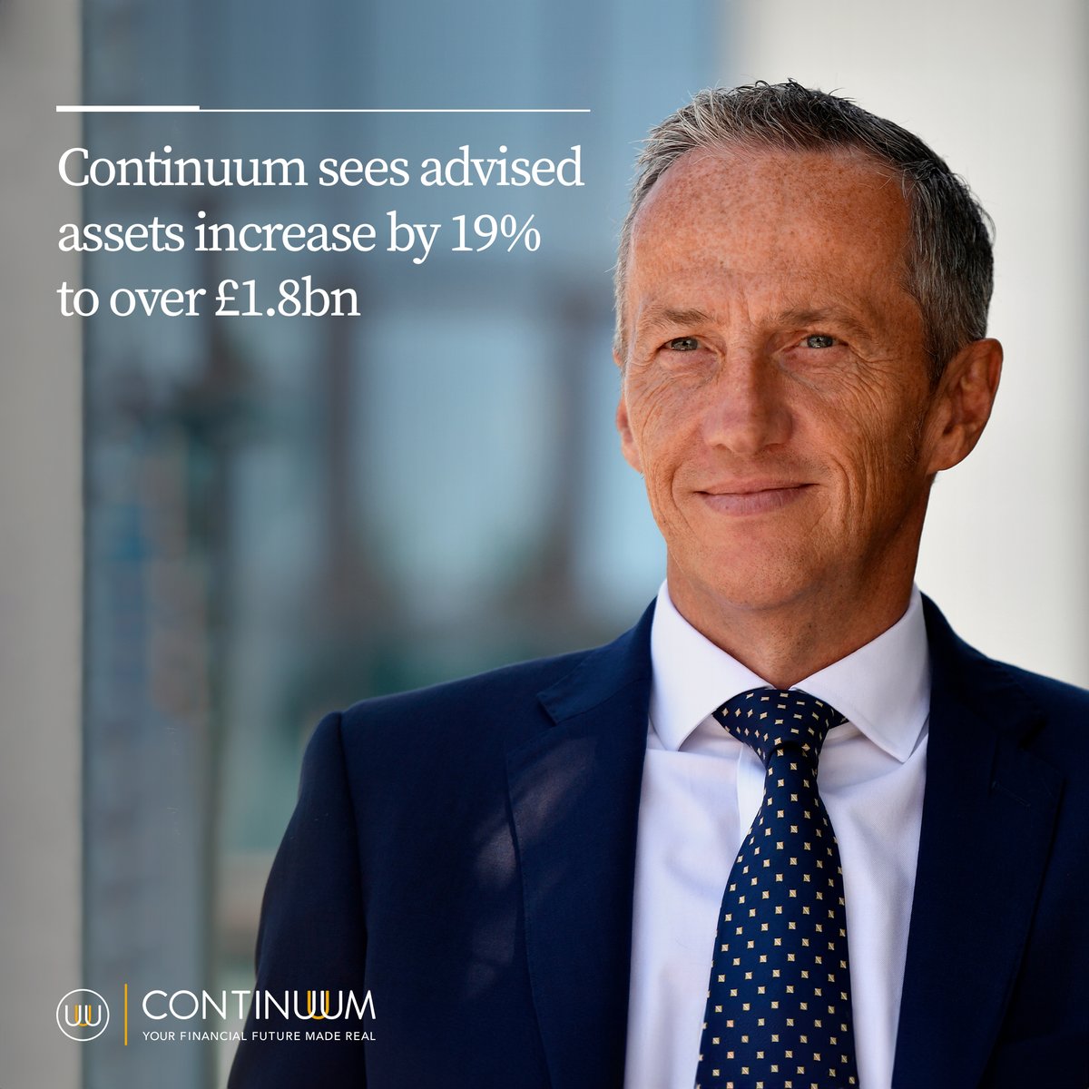 MyContinuum's tweet photo. Continuum has seen assets under advice increase by almost a fifth to over £1.81bn.

Continuum’s Q2 2023 results showed a 19% rise in assets under advice, as well as a 14% increase in financial advisers numbers to 67.

(via @_moneymarketing)

https://t.co/kPKZTLMEjk https://t.co/RddqEpeJEU