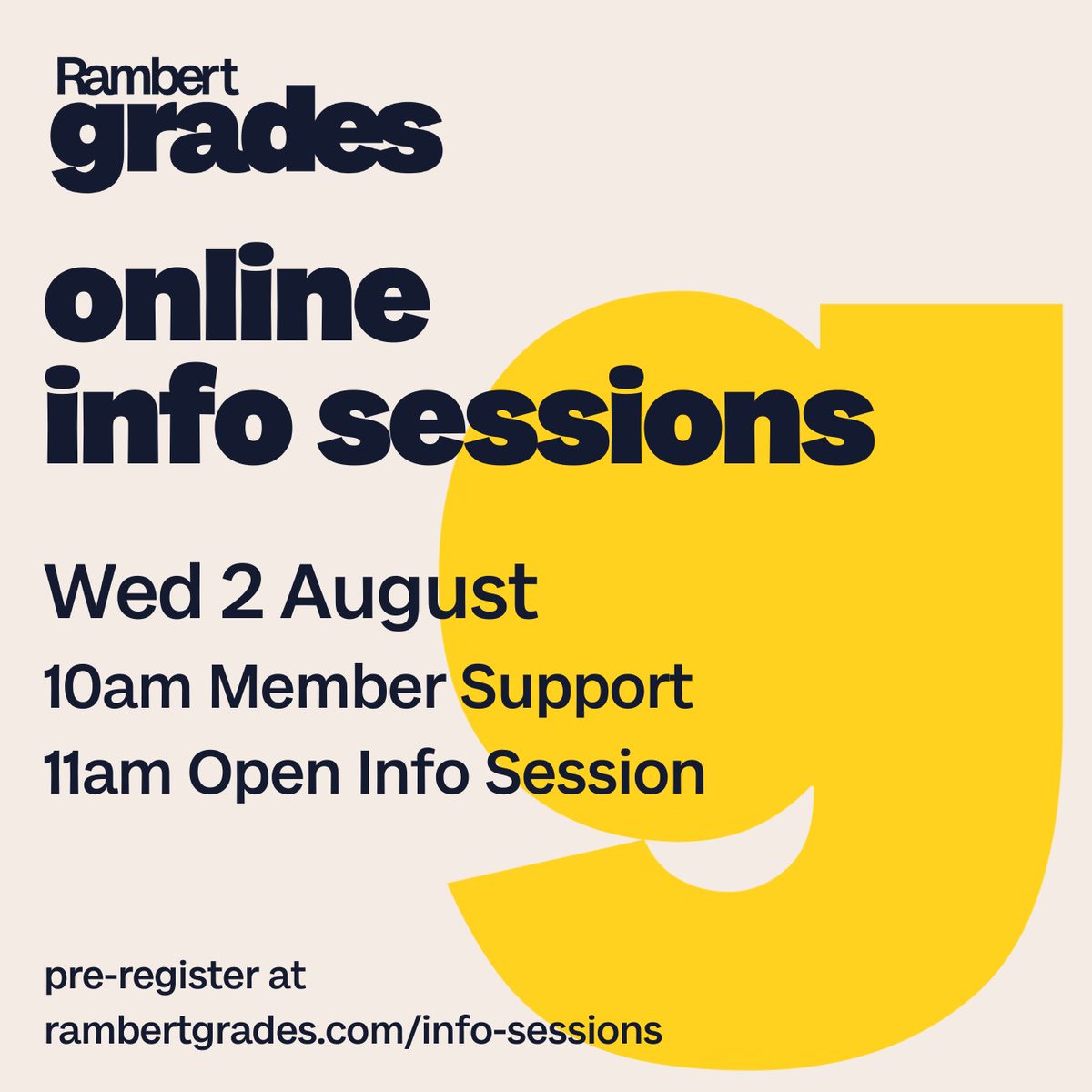 Talk to us 💬  Join the team online to discuss all things membership, training and exams.

Wednesday 2nd August 2023
11am (UK) / 8pm (Sydney) - Open Info
Register: us06web.zoom.us/meeting/regist…