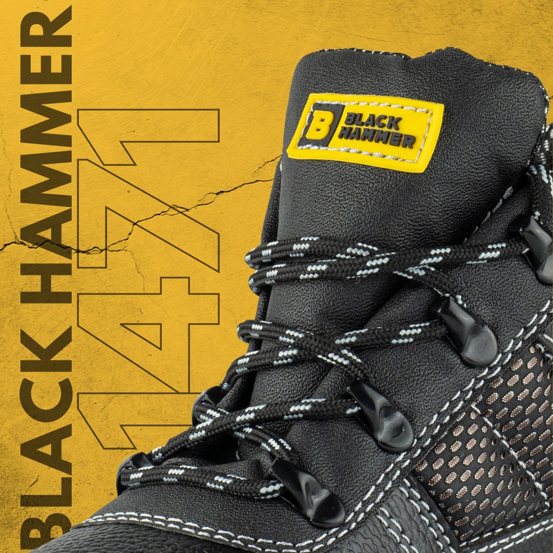 BlackhammerUK's tweet photo. The 1471 safety boot features a tough and durable construction, thanks to the premium quality genuine leather. https://t.co/EHfDyX1cEJ
