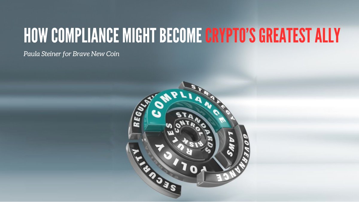 🔔🚀 #Crypto is bouncing back stronger!  A new era of #compliance is dawning, shifting the narrative around #cryptocurrencies for the better.
1/7