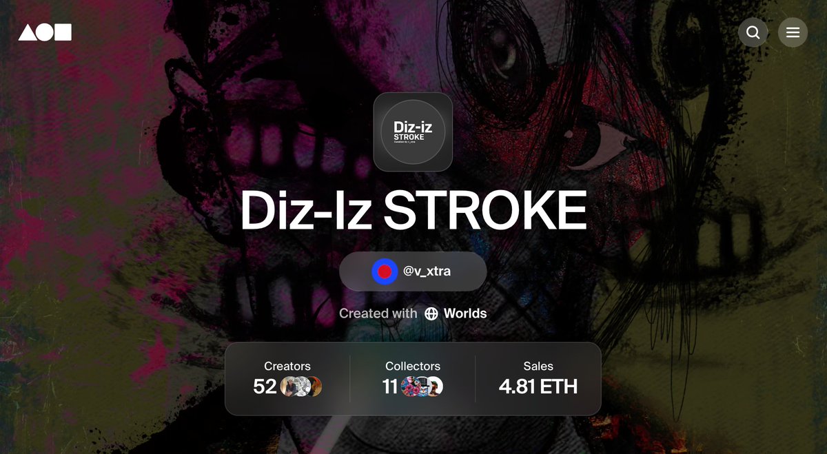 Diz-iz STROKE
Curated by <a href="/v_xtra/">Vic</a> 

48 masterpieces for grabs

#DizIzArt  LFG