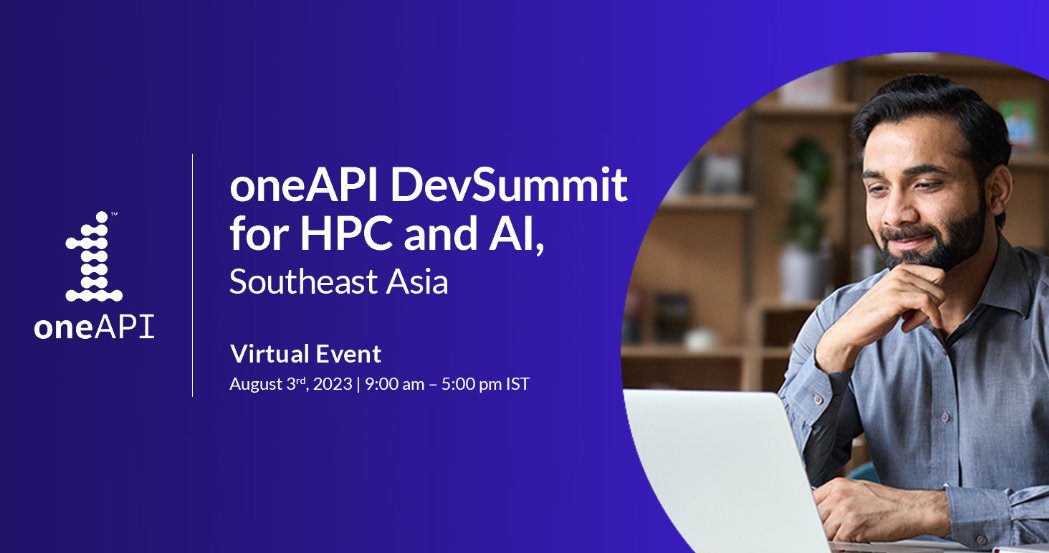 TechBytesAnish's tweet photo. 🚀 Don't miss it! 📅 Join my #TensorFlow #workshop at #Intel #DevSummit 2023 to explore Intel® optimization with #oneAPI on Intel #DevCloud! 🎉 Sign up now! #AI #MachineLearning #ArtificialInteligence #DeepLearning https://t.co/e00IANiqiB https://t.co/o2PwwkcK4J
