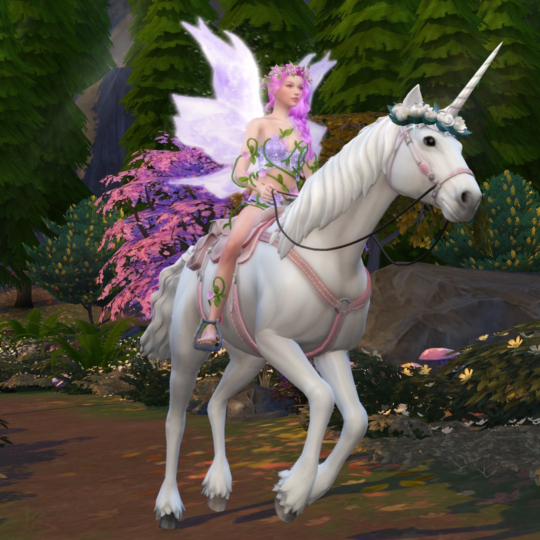 PaogaeT's tweet photo. My version of #HorseRanch ...! ❤️
 
#TheSims4 #Sims4 #TheSims #Sims4HorseRanch #sims4fantasy #sims4fairy #ShowUsYourSims #sims4game #videogames #paogae https://t.co/Bow1CB8cPW