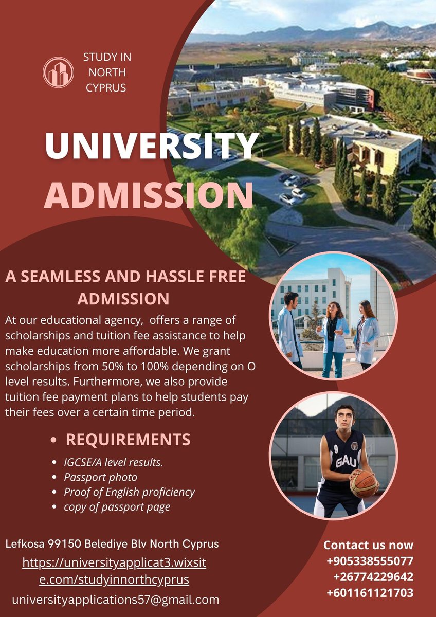 Admissions are open !!
please send us a message on the numbers below or our email.