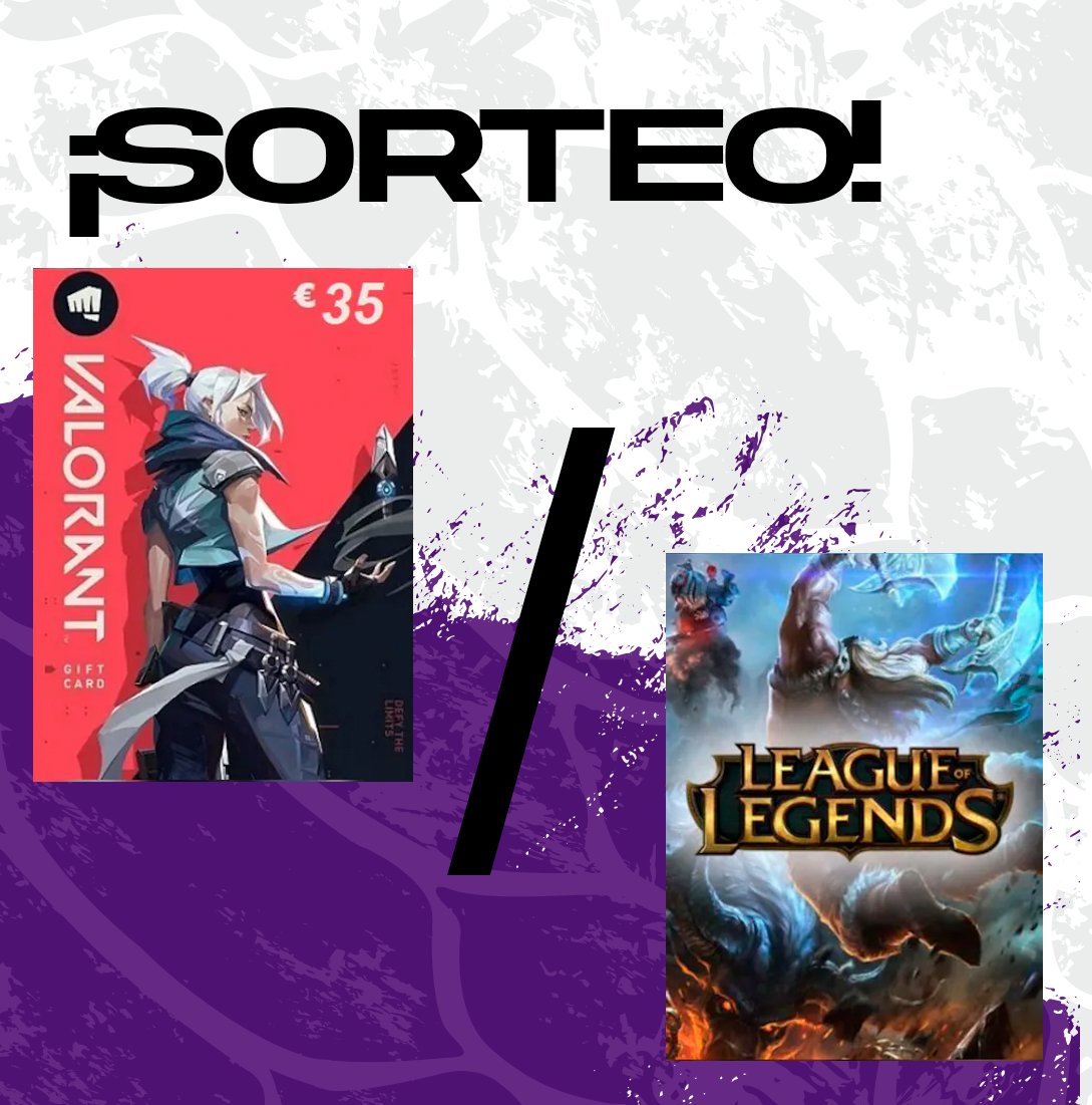 🚨 ¡Sorteo activo!🎁

¡35 € EN VALORANT POINTS O EN RIOT POINTS PARA EL GANADOR!👀

Requisitos:
-  Darle LIKE y RT a esta publicación💜
- Seguir a <a href="/KirinGamingClub/">Kirin Gaming</a> 🥸
- Mencionad a ese amigo al que vais a fardar las skins nuevas🫵😂

¡Suerte!🍀

¡El último día de participación