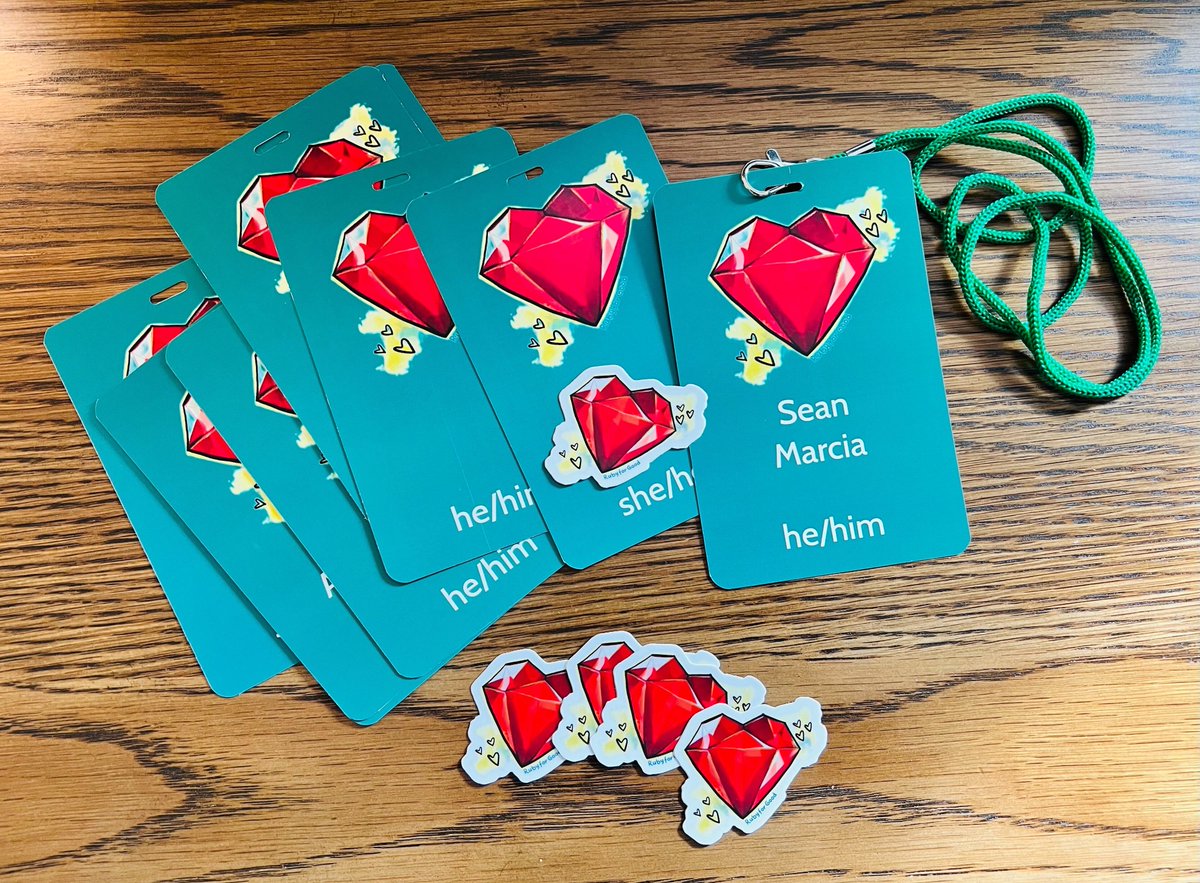 Swag time!!🎉 The 2023 <a href="/RubyforGood/">Ruby for Good</a> event kicks off today and we are beyond excited to see you all! Thank you <a href="/rails/">Ruby on Rails</a> for the awesome swag you sent for our gooders -- see you in a few hours!

How many of these vintage RfG event stickers do you have?

#socialimpact #opensource