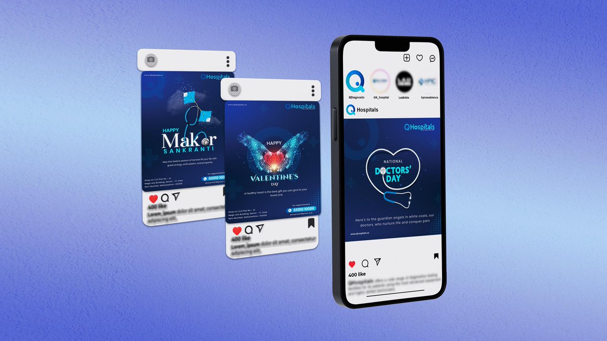 insperme's tweet photo. Here is our creative work for our portfolio #brand Q Hospitals, a leading chain of Multi Specialty Healthcare Centres. With its team of experienced Doctors &amp; Healthcare staff, Q Hospital offers Consultation and Advanced Surgical Treatments. https://t.co/v0OYQLcrRe