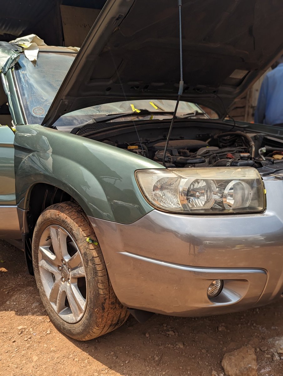 RezaAutos's tweet photo. This Subaru Forester L.L. Bean Edition got new paint and looks 🔥🔥. Now we finalize rims, piece it back together and hand it over. https://t.co/vhklFO2mN8