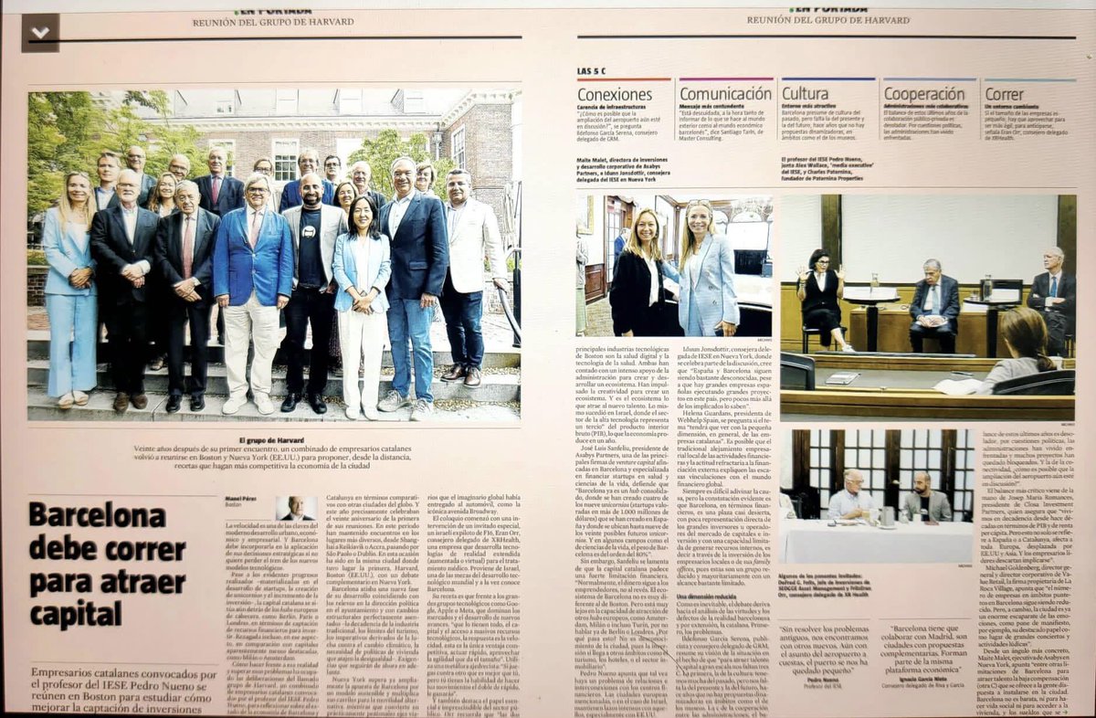 Maite Malet (@maitemalet) on Twitter photo Inspiradoras sesiones del Grupo Harvard en Boston y NY, compartiendo nuestra visión sobre el presente y futuro de Barcelona. Me quedo con las muchas C's definidas: capital, cooperación, cultura, conectividad… <a href="/ManelPerezLV/">Manel Pérez</a> <a href="/jsanfeliu/">Josep Ll. Sanfeliu</a> <a href="/iesebschool/">IESE Business School</a> lavanguardia.com/economia/20230… Inspiradoras sesiones del Grupo Harvard en Boston y NY, compartiendo nuestra visión sobre el presente y futuro de Barcelona. Me quedo con las muchas C's definidas: capital, cooperación, cultura, conectividad… <a href="/ManelPerezLV/">Manel Pérez</a> <a href="/jsanfeliu/">Josep Ll. Sanfeliu</a> <a href="/iesebschool/">IESE Business School</a> lavanguardia.com/economia/20230…