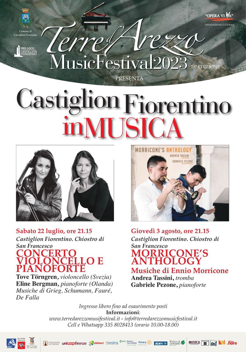 Prossimo concerto! 🎺🎹