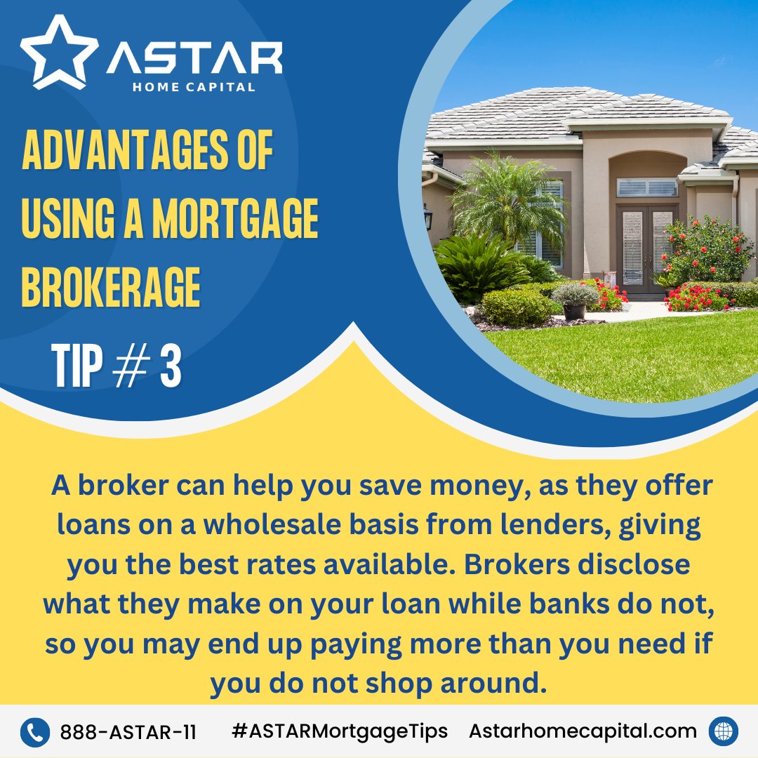 AstarCapital's tweet photo. Another major advantage to working with a mortgage broker over a bank or single lender 🏡🤝🏦 Can you think of any more?

Learn more: https://t.co/jXT0fxjLwk #mortgages https://t.co/Ri2xQgdSN4