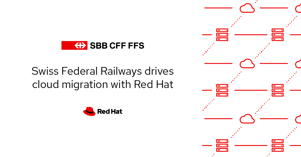 See how <a href="/RailService/">RailService SBB CFF FFS</a> collaborated with <a href="/RedHatServices/">Red Hat Services</a> to move mission-critical applications to the cloud, helping increase flexibility and lower costs: bit.ly/3Y8Ao6E.