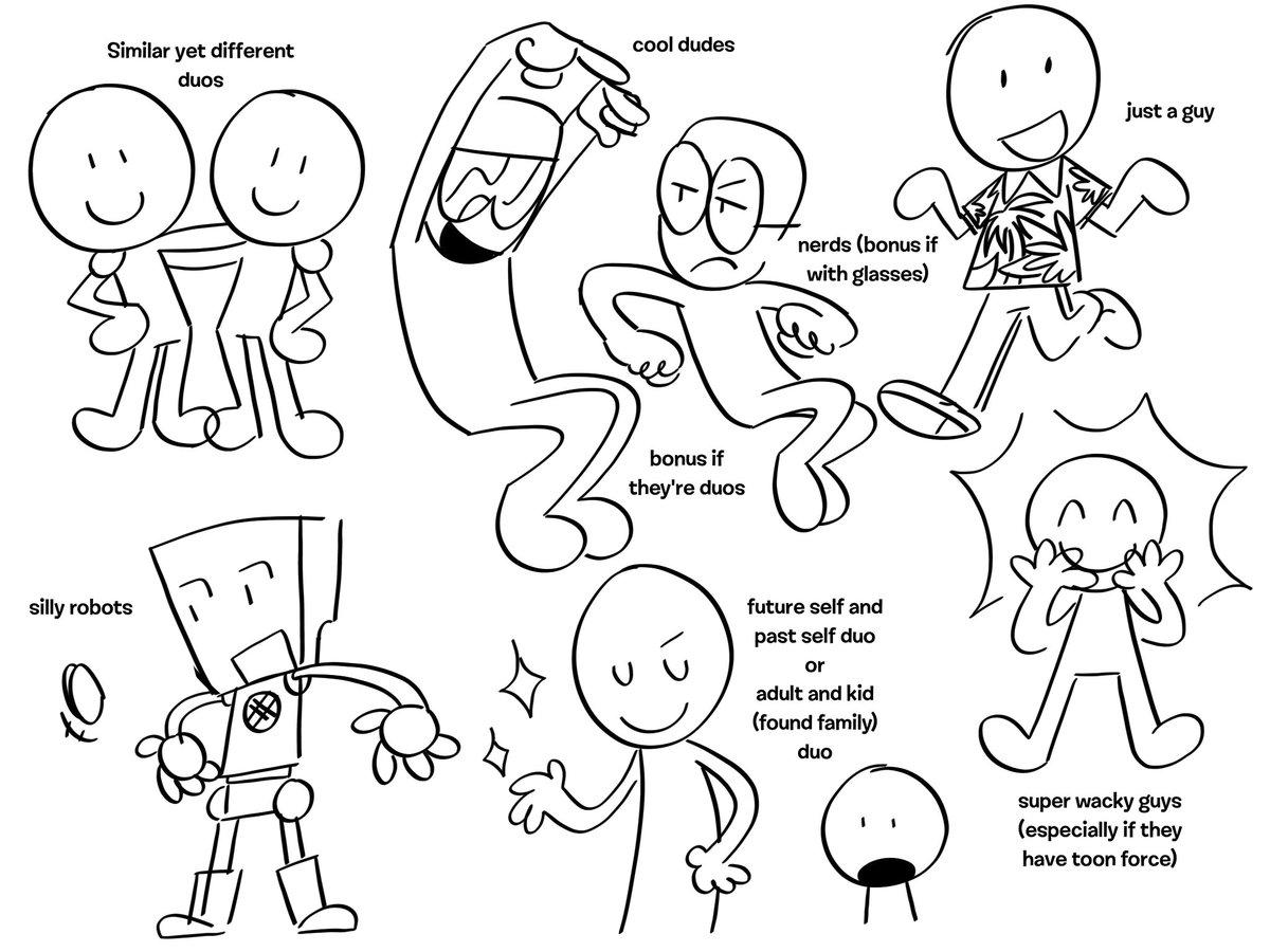 BluArtist1's tweet photo. what are YOUR favorite character archetypes? here are mine
#characterarchetypes #characterdesign #cartoon https://t.co/4RtuJ10RBl