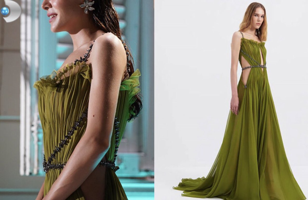 Ya çok seversen’de Leyla’nın elbisesi #tayfunkaba küpesi #begümkhan 

Kanal D dizilerinin stil kodları Ekranda uygulamasında. iOS ve android marketten yükle,keşfet👍

#Kanald 
#yaçokseversen
#dizi
#dizikıyafeti