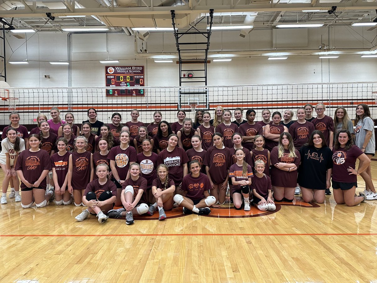 terriervball's tweet photo. And that’s a wrap!  Our 2023 Middle School camp has come to an end!  Thank you to all of our campers for coming!  A big thank you to our high school players and coaches for all of their hard work!  

Our season starts Monday and WE CAN’T WAIT! https://t.co/GJKuUy7GkL