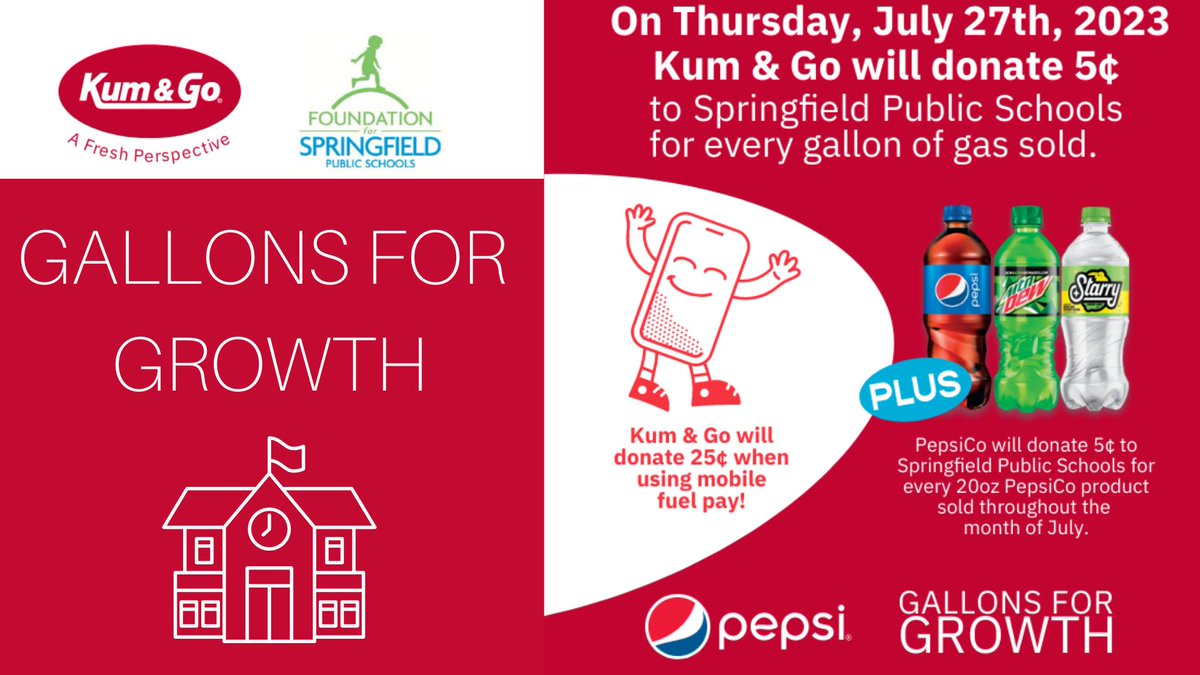 officialSPS's tweet image. FILL UP at any @kumandgo today, and 5 cents of every gallon benefits SPS students and teachers. 🚗

See you at the pump!

#supportSPS