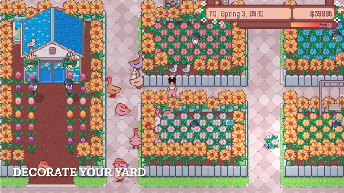 myPotatoGames's tweet photo. Welcome to Llama Town, breed and raise 50+ unique animals! Forge meaningful relationships with the townies, find romance, start a family, and even raise your children. Discover islands, busy cities, and beautiful beaches. Decorate your home and surrounding land! Steam first. 🥰 https://t.co/aOfwW1i12D