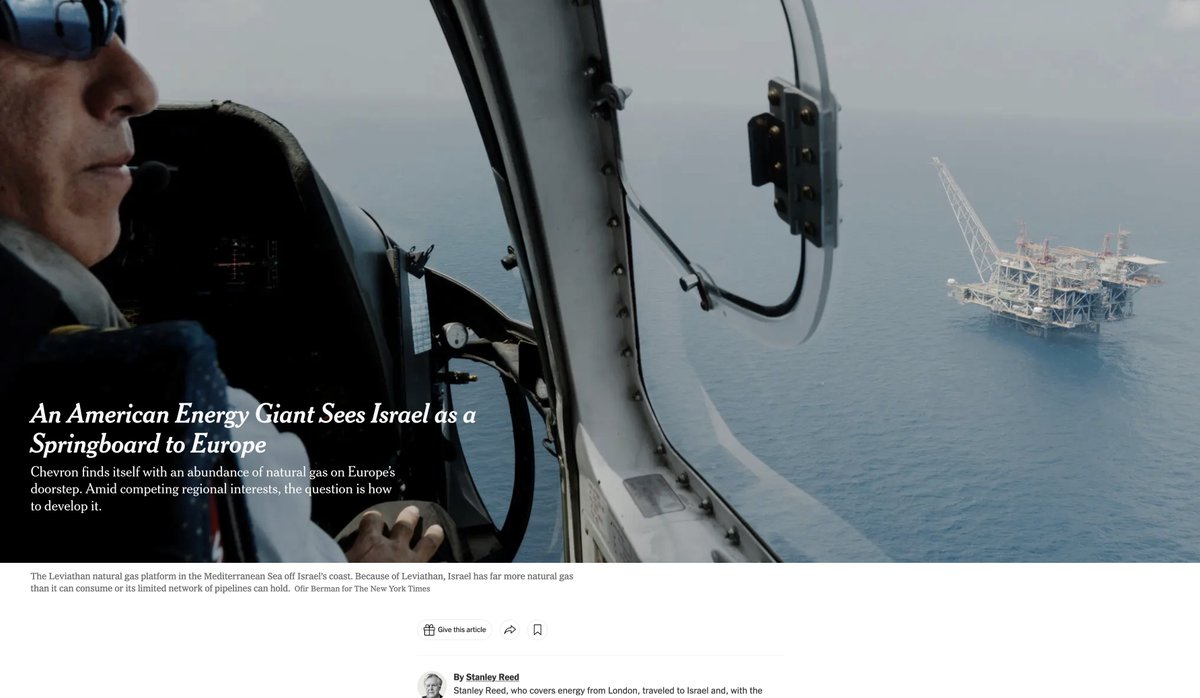 Glamour articles like this on the oil industry while I look outside and ‘Heatwave Chevon’ is cooking the world really makes me question the financial and ethical interest of the <a href="/nytimes/">The New York Times</a> #heatwave #ClimateActionNow #tellthetruth #JustStopOil