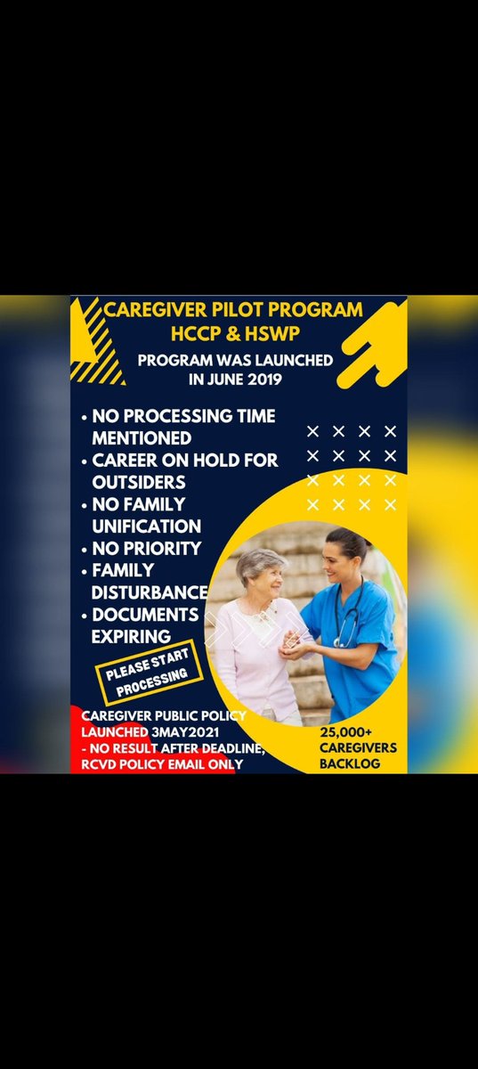 ShivKum82890518's tweet photo. @MarcMillerVM Hello sir it's a humble request please clear Backlog #caregiverpilotprogram #homesupportpilotprogram 2020 applicants we are waiting for too many 🙏@JustinTrudeau @CBCNews @jasrajshallan @HumanRightCAN @CitImmCanada please give us results 🙏 https://t.co/O4PneDRECt