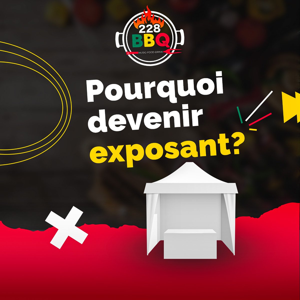 zeusreas's tweet photo. Chers exposants, vivez l'expérience de la première édition du 228 BBQ festival. Entrée: 1000 fr (Tao)
Infoline : +228 99949955
🗓️ 4 au 13 Août 2023
📍 Plage en face hôtel de la Paix
©️Un événement Sudcom
#228BBQ #Sudcom #Barbecue #MusicFoodDrink #MeetAndChill https://t.co/StcGX5mYng